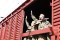 Магнитогорцы встретили Поезд Победы и стали участниками красочного концерта, приуроченного к 79-годовщине Победы в Великой Отечественной войне