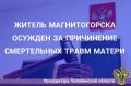 Ленинский районный суд г. Магнитогорска вынес приговор по уголовному делу в отношении 45-летнего местного жителя