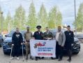 Сотрудники Госавтоинспекции Магнитогорска торжественно вручили госзнаки ветеранам СВО, получившим новые автомобили