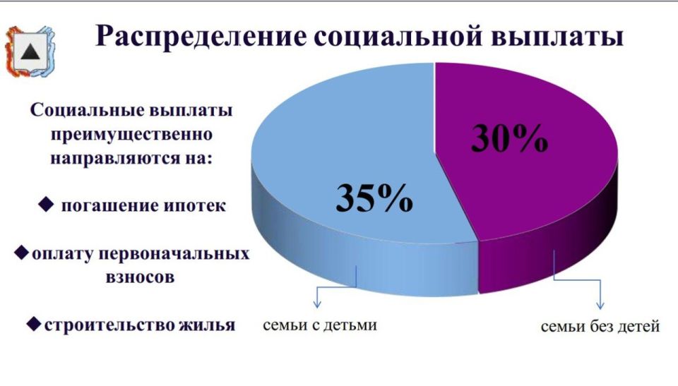 В рамках реализации государственной программы Челябинской области осуществляется предоставление социальных выплат молодым семьям на приобретение жилого помещения или строительство индивидуального жилого дома