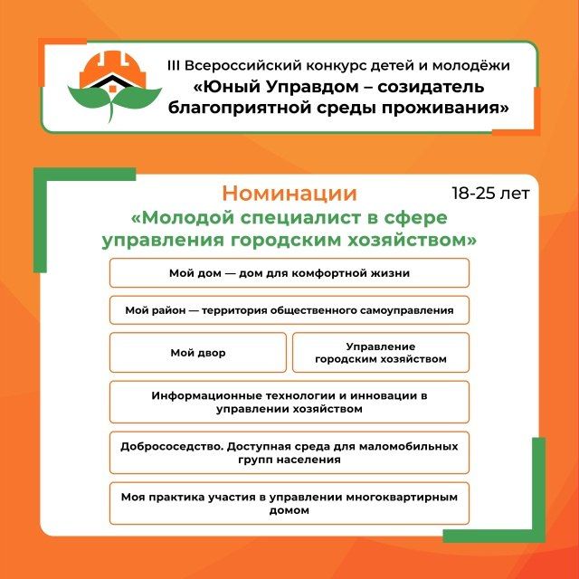 Магнитогорцев приглашают принять участие в III Всероссийском конкурсе детей и молодежи «Юный Управдом - созидатель благоприятной среды проживания»