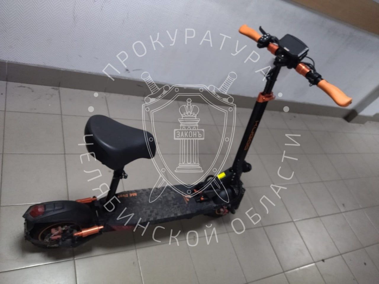 Магнитогорец получил 200 часов работ за езду на самокате в пьяном виде