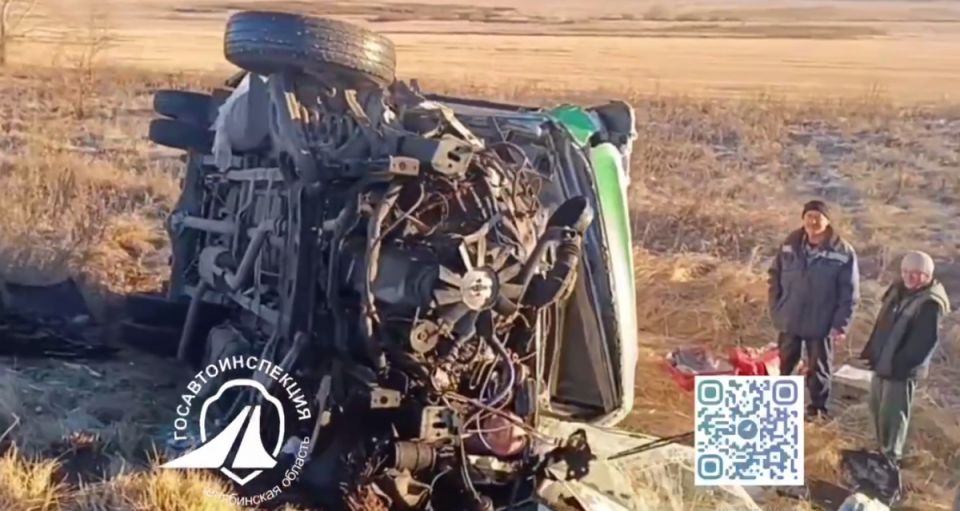 Маршрутка врезалась в микроавтобус под Магнитогорском: пострадали три человека