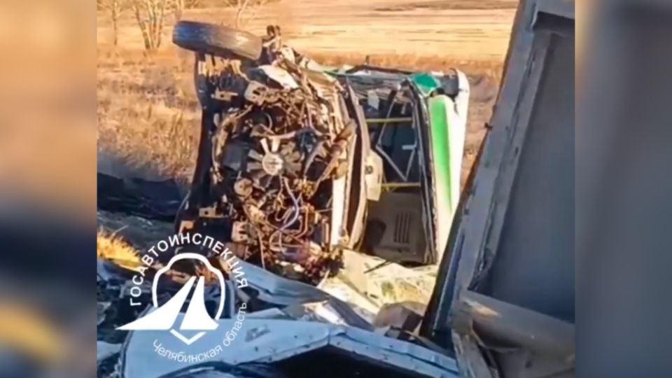 Водитель междугороднего автобуса врезался в ГАЗель