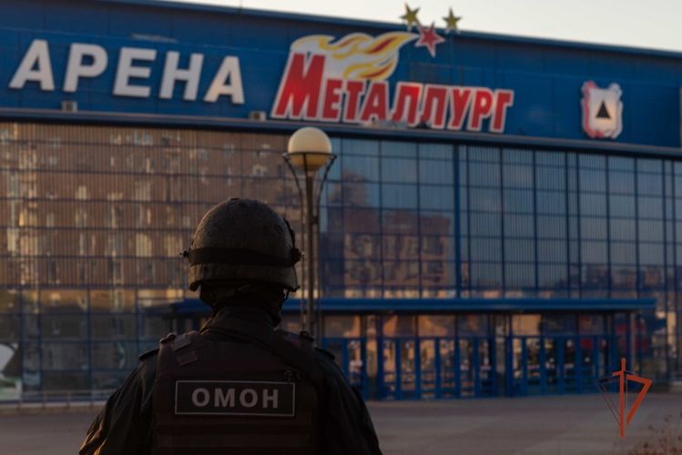 На Южном Урале Росгвардия обеспечила охрану порядка на матче Континентальной хоккейной лиги