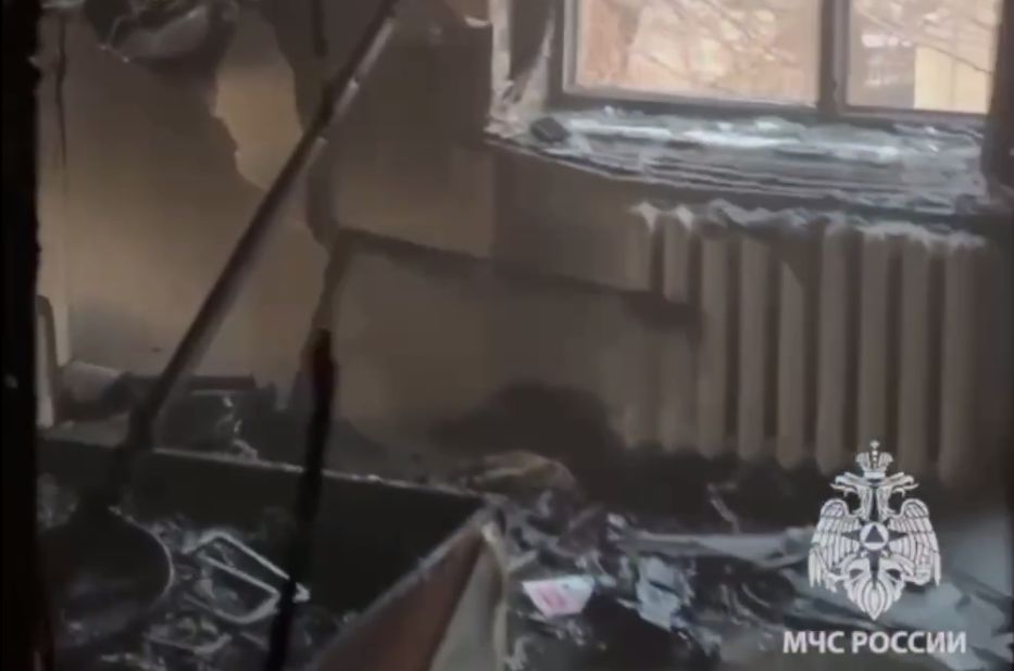 В пятиэтажке Магнитогорска загорелась квартира