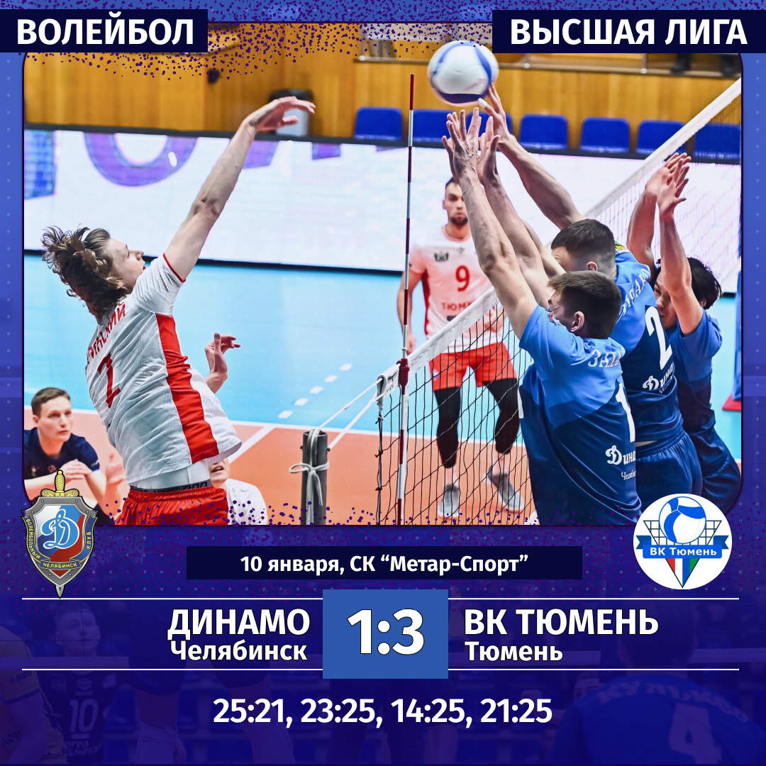 Волейбольные клубы Челябинской области поменялись местами в Высшей лиге Волейбольные клубы Челябинской области поменялись местами в Высшей лиге