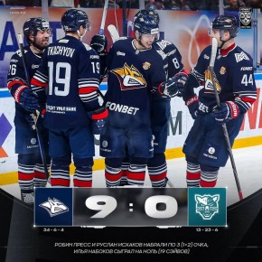 «Металлург» одержал крупнейшую победу в КХЛ в своей истории