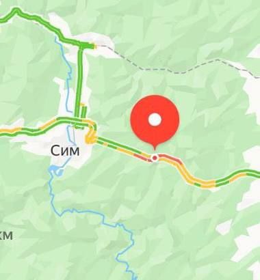 На 1598 км автодороги М5 «Урал» произошло дорожно-транспортное происшествие (пострадавших нет)