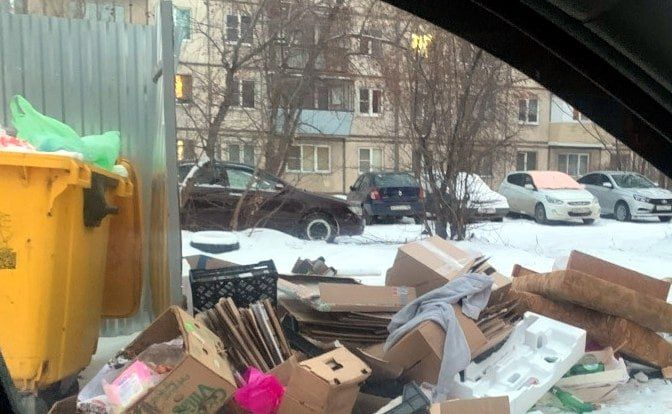 В Магнитогорске по требованию прокуратуры очищены от мусора контейнерные площадки