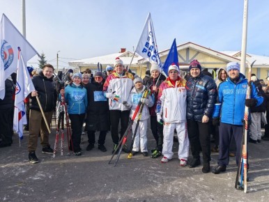 Сегодня в нашем городе проходит 44-й Всероссийский забег «Лыжня России»