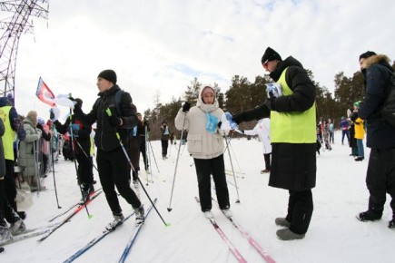 «Лыжня России» объединила на Южном Урале 13 тысяч человек