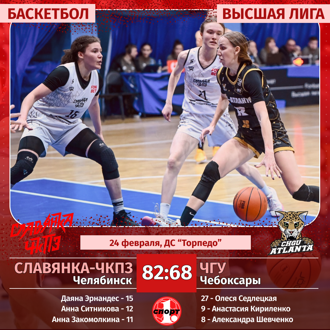 Команда «Славянка-ЧКПЗ» устранила прямого конкурента в баскетбольной Высшей лиге Команда «Славянка-ЧКПЗ» устранила прямого конкурента в баскетбольной Высшей лиге