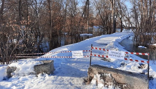 В Челябинской области зафиксировали первые весенние подтопления