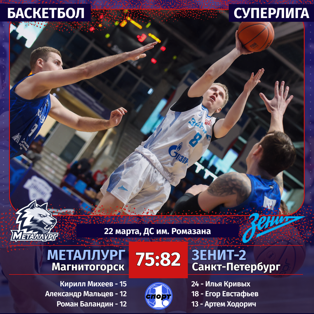 Магнитогорский «Металлург» остался за бортом топ-10 команд в Суперлиге Магнитогорский «Металлург» остался за бортом топ-10 команд в Суперлиге