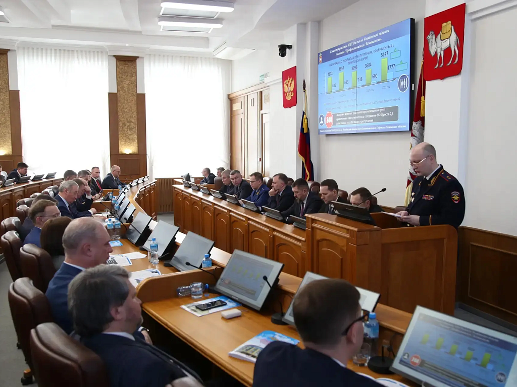 В Челябинской области общее число преступлений снизилось на 8%