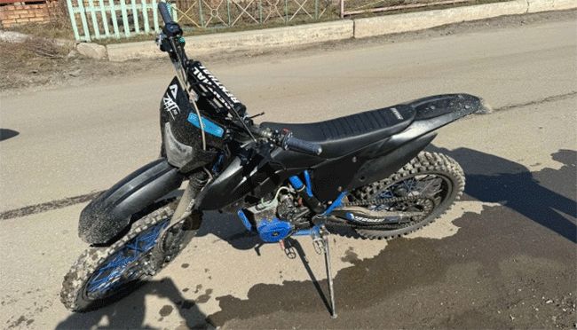 В Челябинской области задержали 15-летнего водителя питбайка