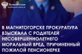 Прокуратура Орджоникидзевского района г. Магнитогорска провела проверку по обращению 81-летней местной жительницы о причинении телесных повреждений несовершеннолетним